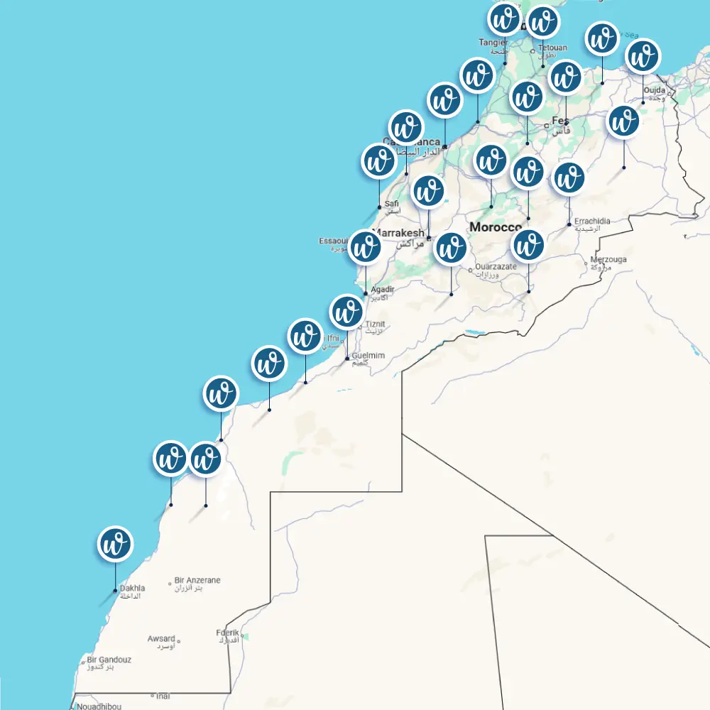 خريطة المغرب